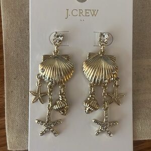 J Crew sea life earrings